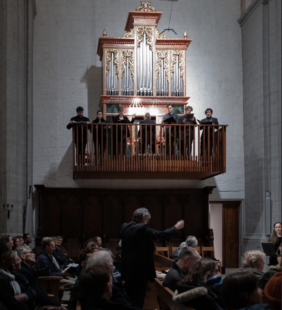 Chanteurs en répétition — photo de démonstration